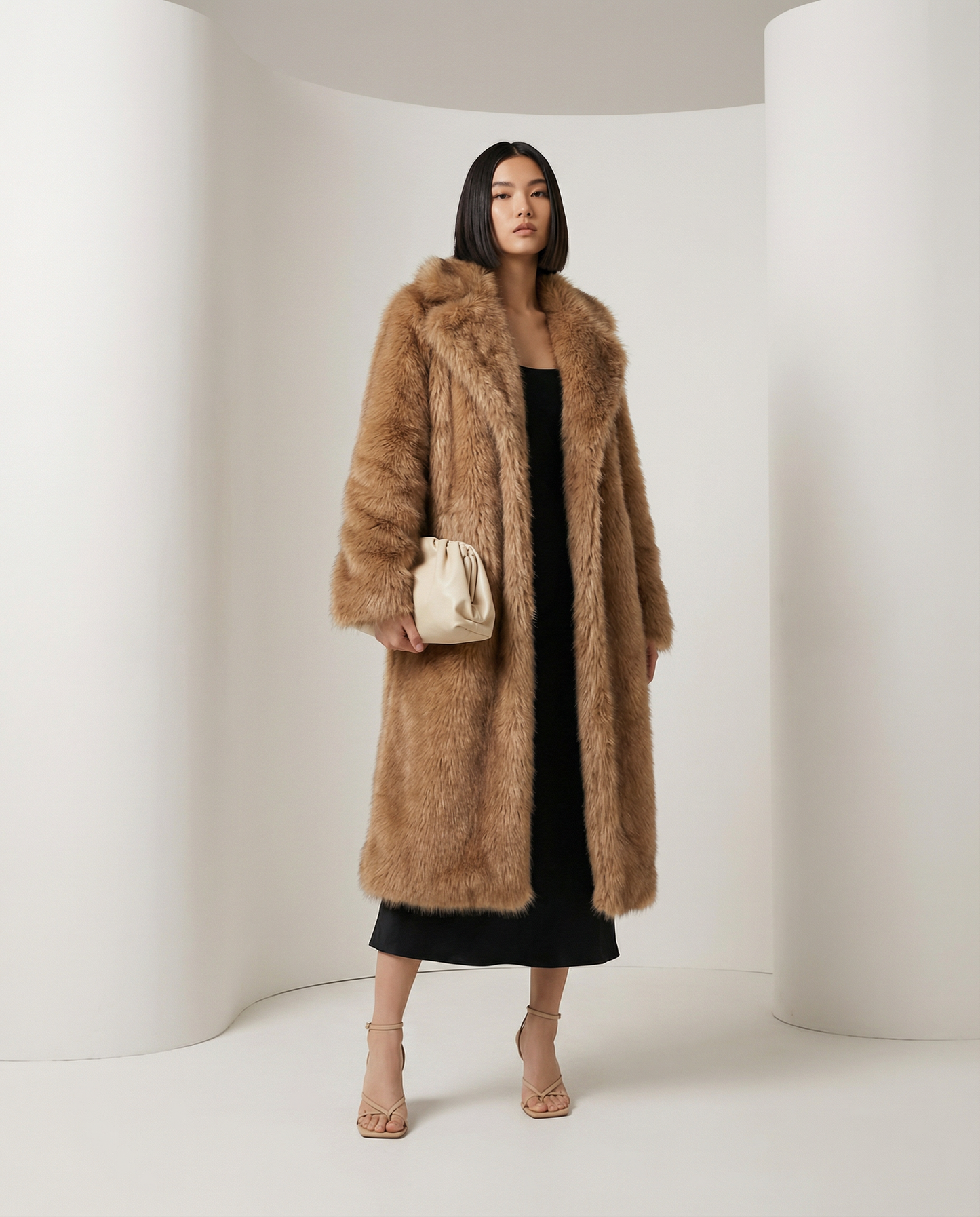Mirella Longline Faux-Fur