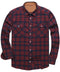 NAVY & RED
