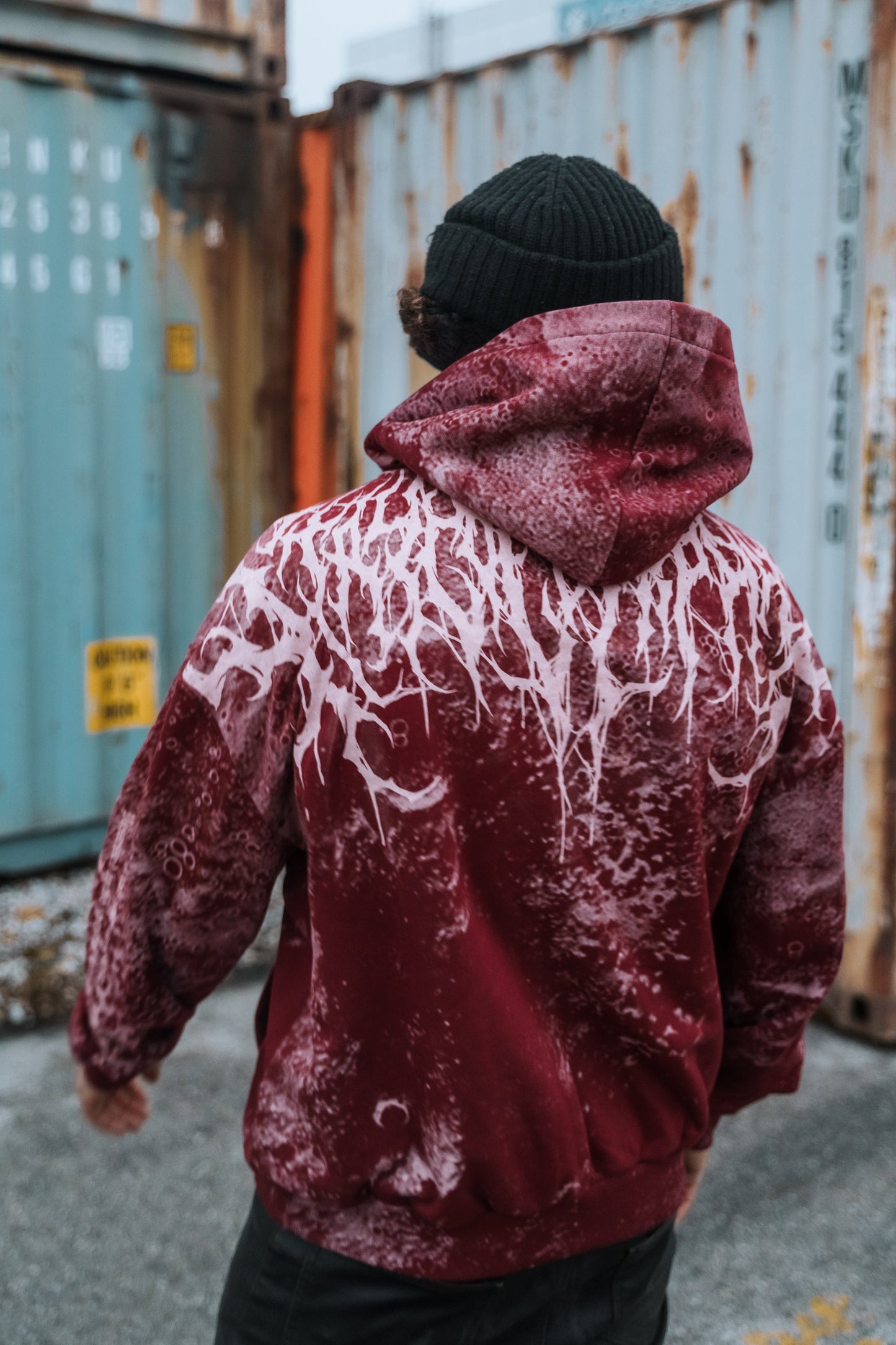 Reign Of Blood (rusty red) - Oversized Hoodie (350GSM)