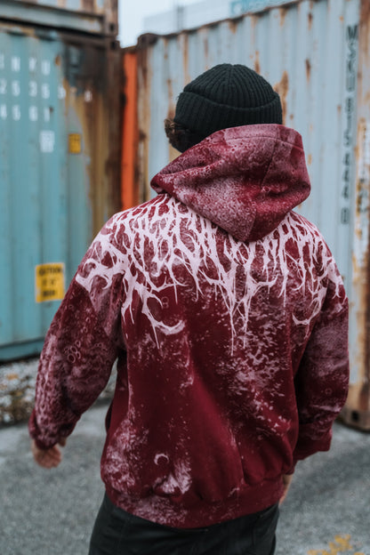 Reign Of Blood (rusty red) - Oversized Hoodie (350GSM)