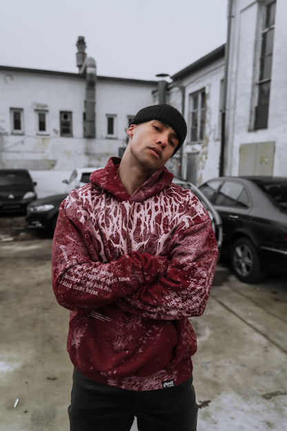 Reign Of Blood (rusty red) - Oversized Hoodie (350GSM)