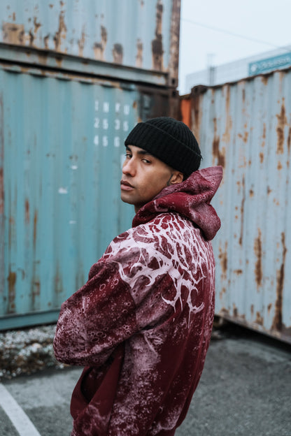 Reign Of Blood (rusty red) - Oversized Hoodie (350GSM)